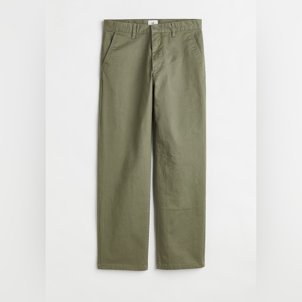 H&M Relaxed Fit Cotton Chinos -Size 33